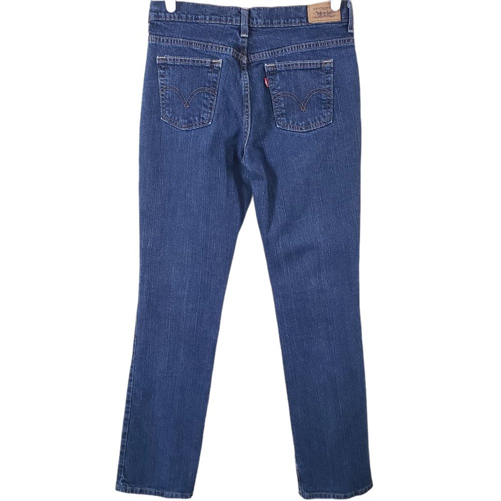 Levi's 505 Straight Leg Dark Wash Denim Jeans